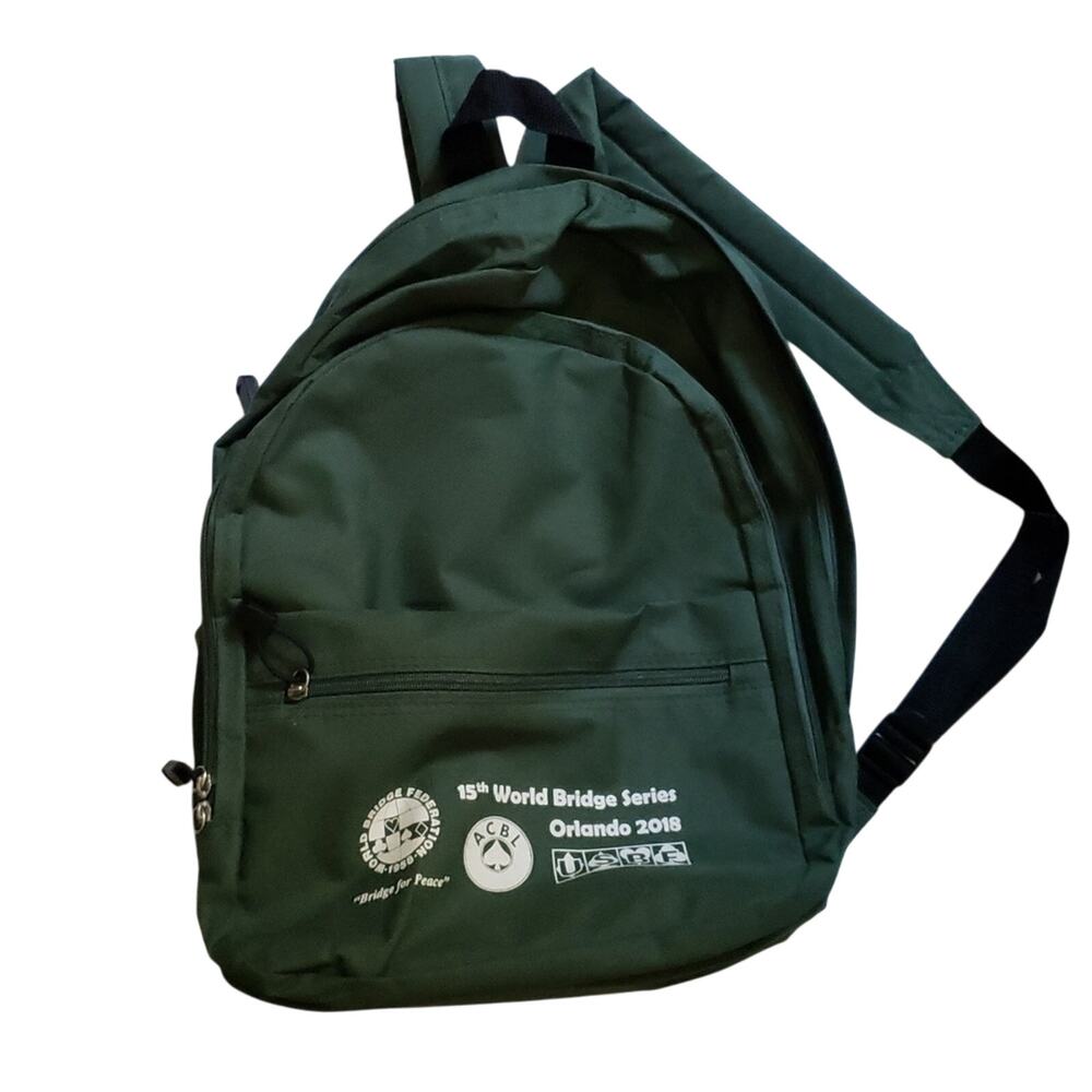 Vintage World Bridge Series 2018 green backpack